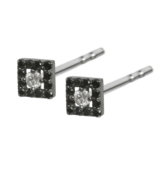 Cuadrado diamantes negros...