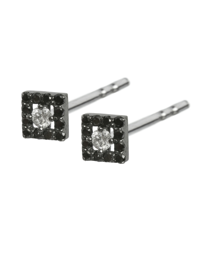 Cuadrado diamantes negros...