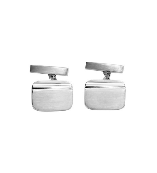Gemelos Oro Blanco 18k