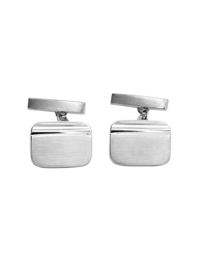 Gemelos Oro Blanco 18k