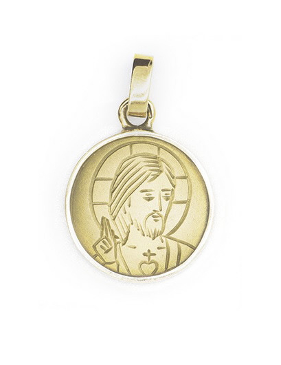 Medalla oro ley grabada
