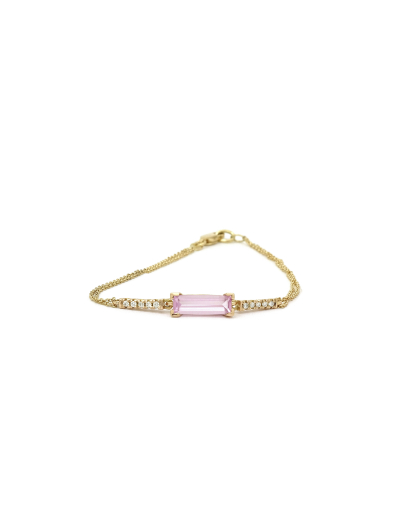 Pulsera oro rosa...