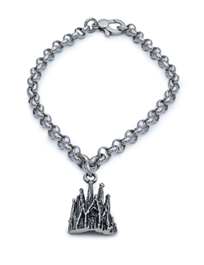 Pulsera Sagrada Familia plata