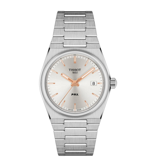 Tissot PRX 35mm plata...