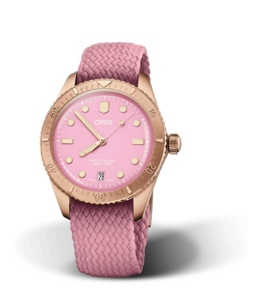 Oris Sixty five correa rosa...