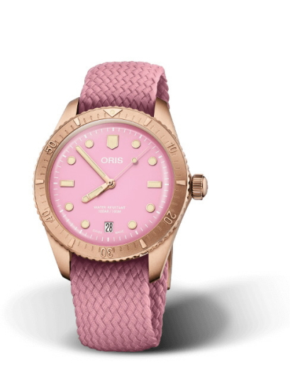 Oris Sixty five correa rosa...