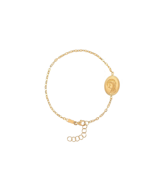 Pulsera de Oro amarillo 18k...