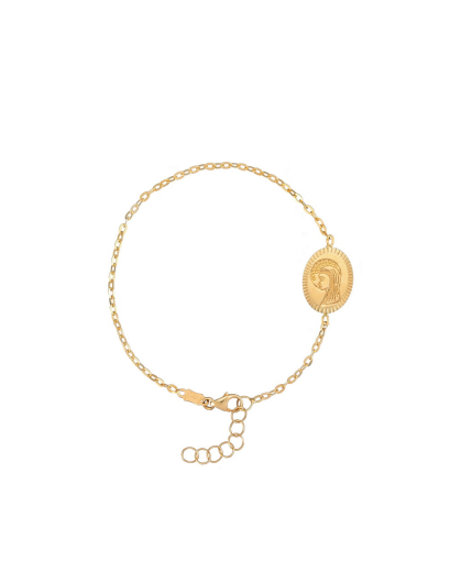 Pulsera de Oro amarillo 18k...