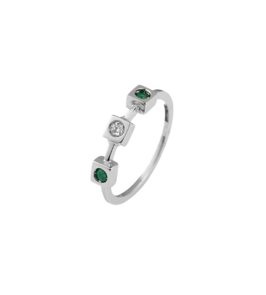 Anillo tres cuadrados...