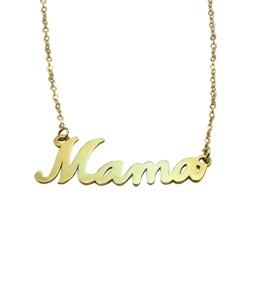 Cadena Mamá oro 18k