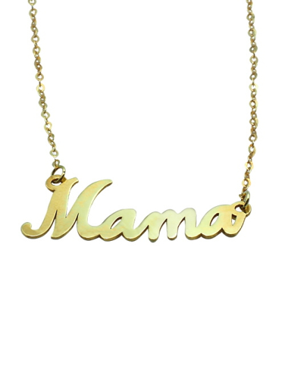 Cadena Mamá oro 18k