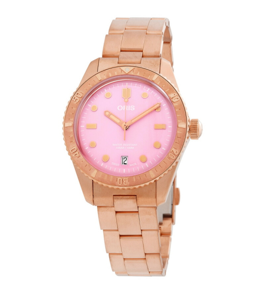 Oris Sixty five pink strap...