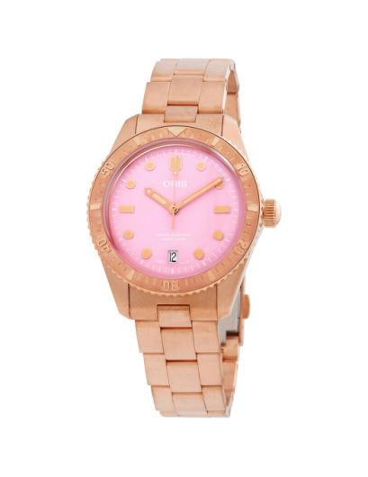 Oris Sixty five pink strap...